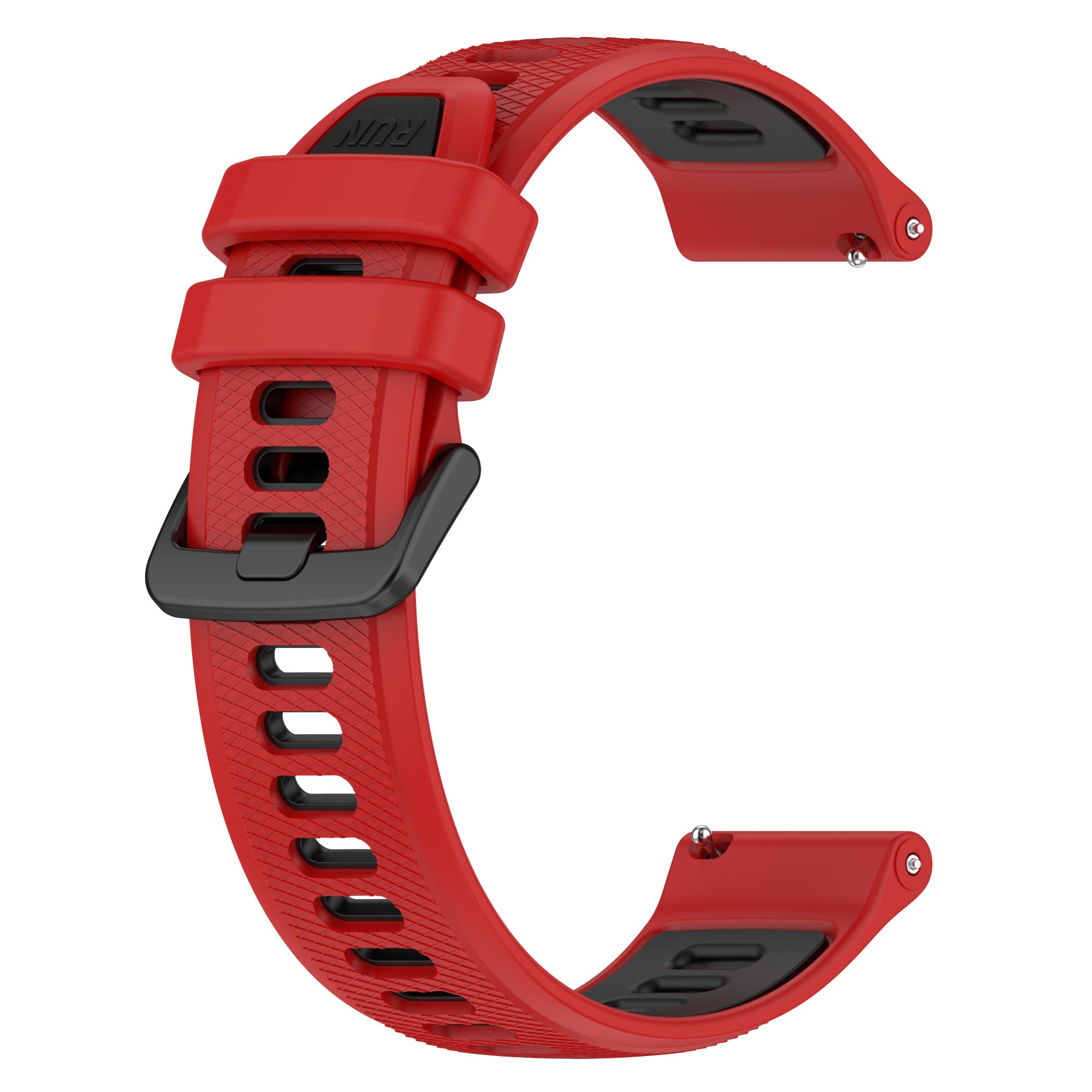 For Garmin Forerunner 265 Dual-Color Silicone Watch Strap Anti-Wear Smart Band Strap For Garmin Forerunner 265 Dual-Color Silicone Watch Strap Anti-Wear Smart Band Strap